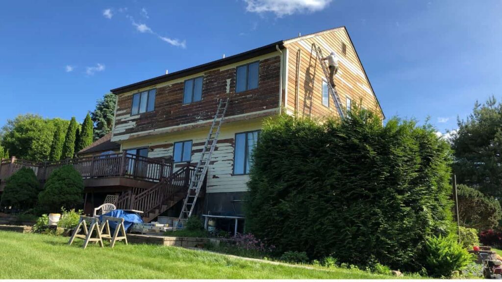 exterior house prep & painting mt kisco ny manuel painting clean neat